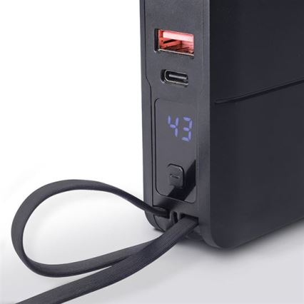 Baterie externă cu încărcare wireless 10000 mAh/5V