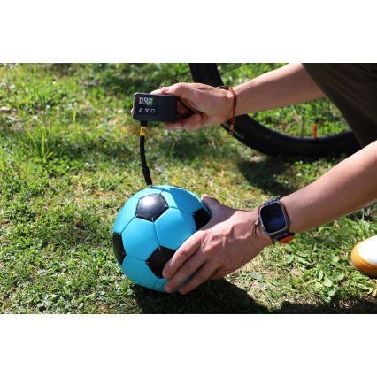Compresor digital portabil 500 mAh 5V, negru