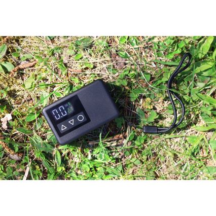 Compresor digital portabil 500 mAh 5V, negru