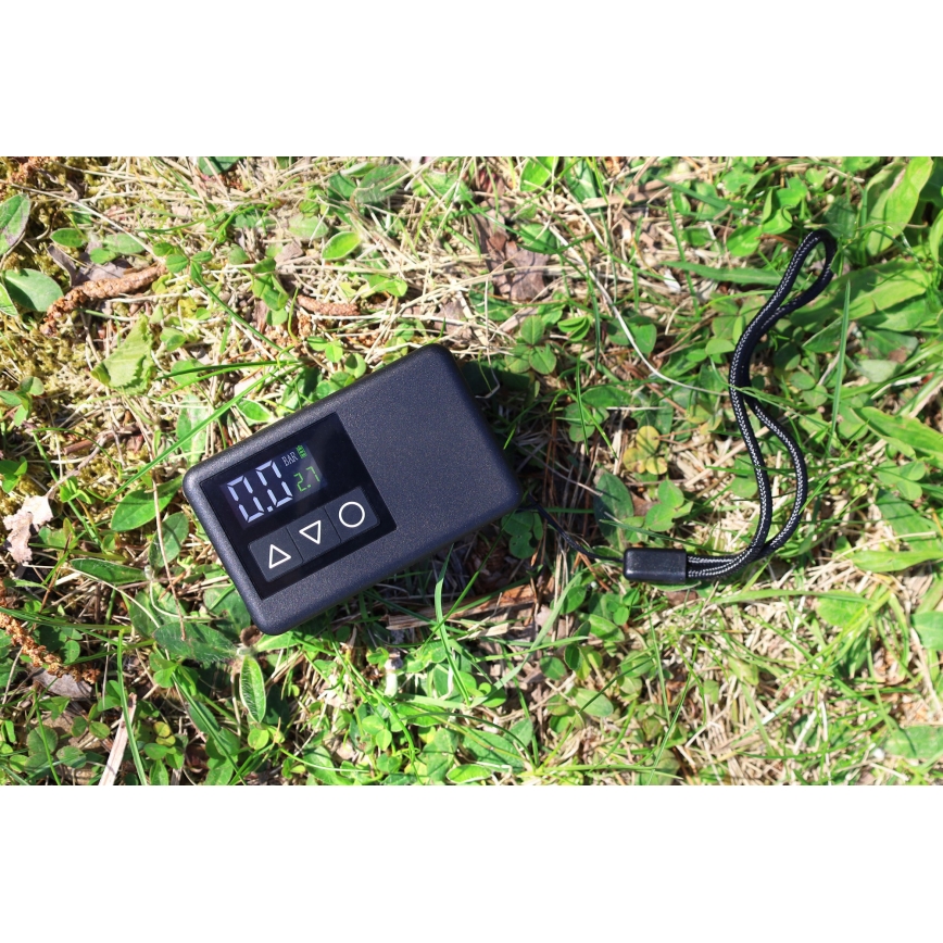 Compresor digital portabil 500 mAh 5V, negru