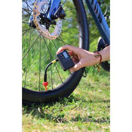 Compresor digital portabil 500 mAh 5V, negru