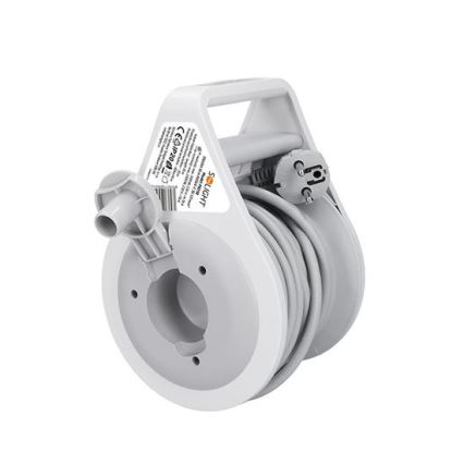 Prelungitor pe tambur, cu 3 prize, 10 m