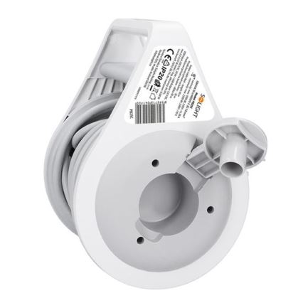 Prelungitor pe tambur, 10 m, 2 prize + USB A+C