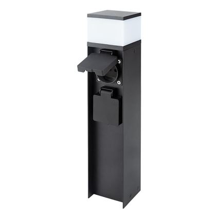 Lampă de exterior cu 2 socluri, 1xG9/11W/230V, IP44, neagră