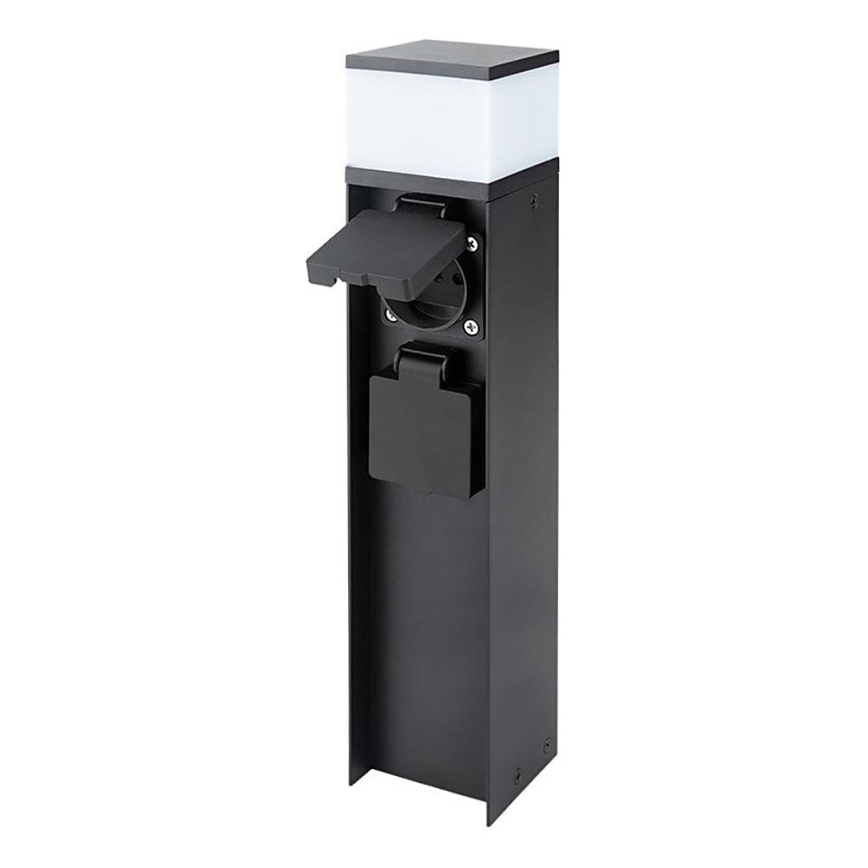 Lampă de exterior cu 2 socluri, 1xG9/11W/230V, IP44, neagră