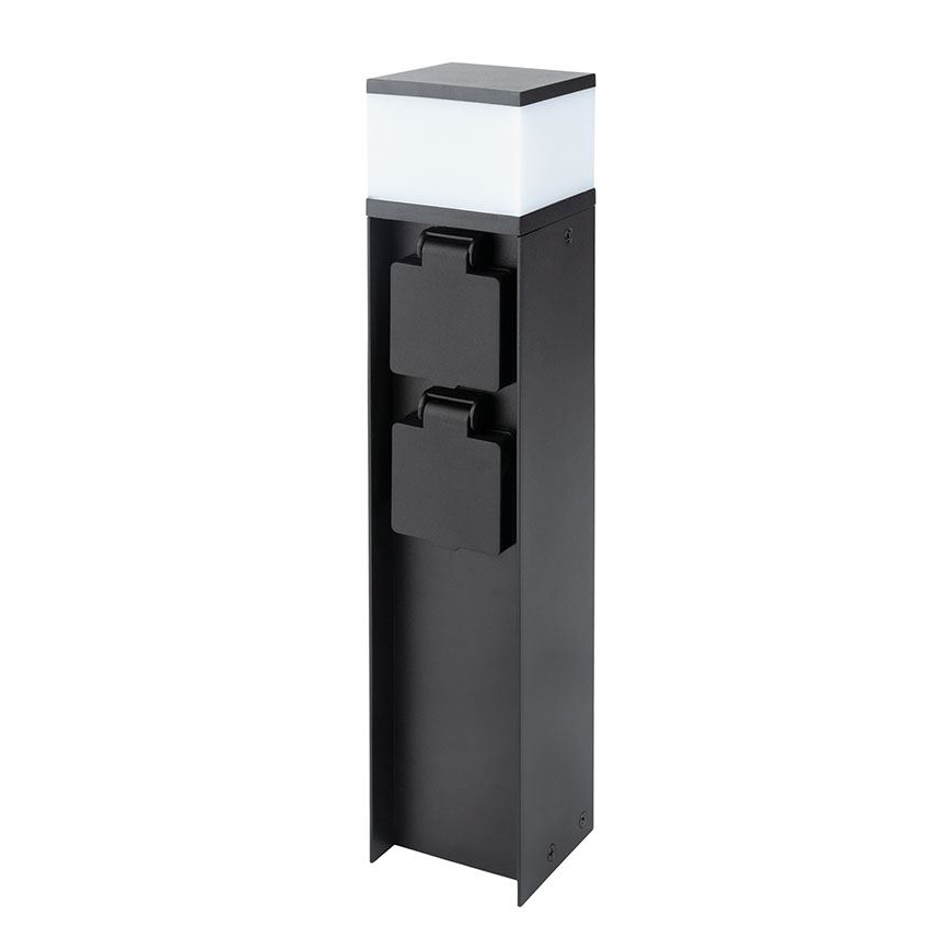 Lampă de exterior cu 2 socluri, 1xG9/11W/230V, IP44, neagră