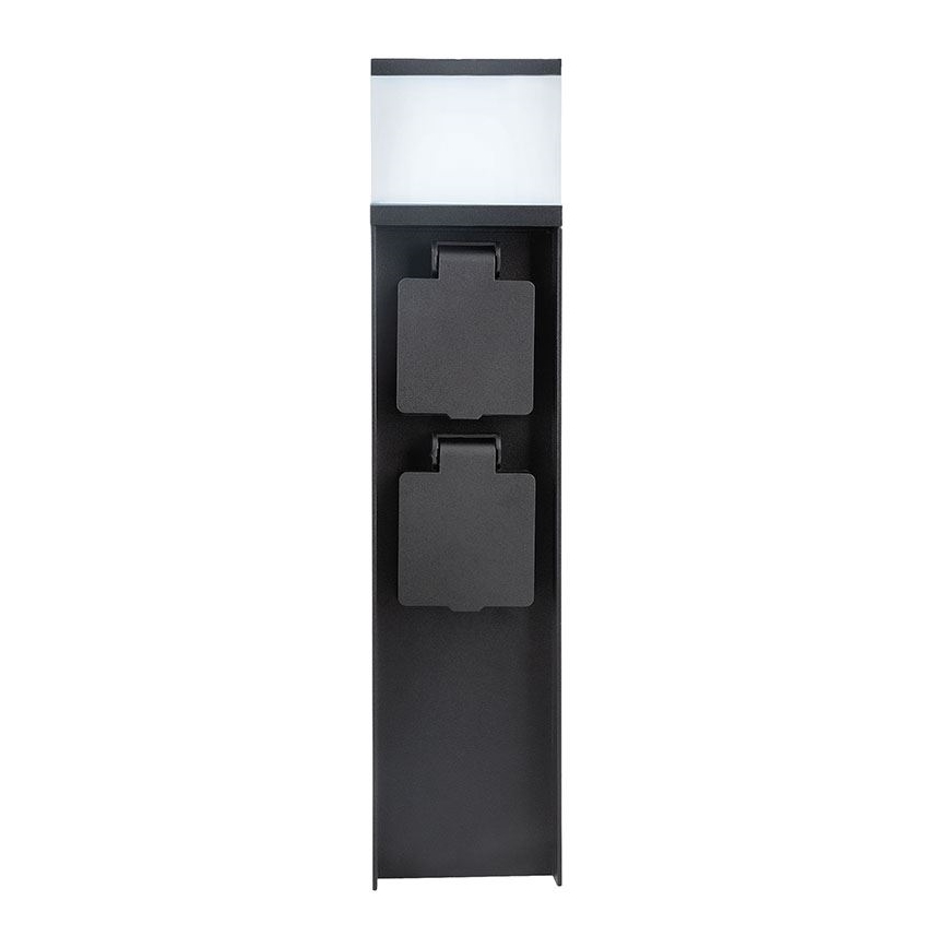 Lampă de exterior cu 2 socluri, 1xG9/11W/230V, IP44, neagră