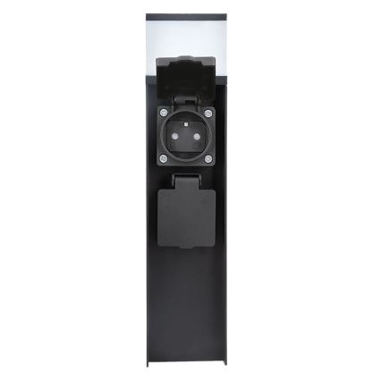 Lampă de exterior cu 2 socluri, 1xG9/11W/230V, IP44, neagră