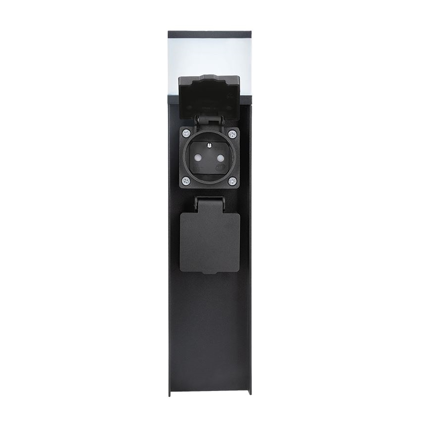 Lampă de exterior cu 2 socluri, 1xG9/11W/230V, IP44, neagră