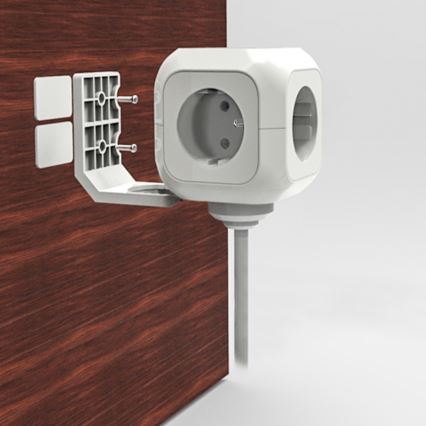 Prelungitor priză 4x230V/2xUSB 5V, 2m