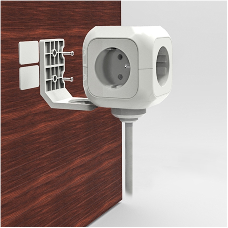Prelungitor priză 4x230V/2xUSB 5V, 2m
