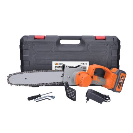 Fierăstrău electric portabil cu lanț 21V 4000 mAh