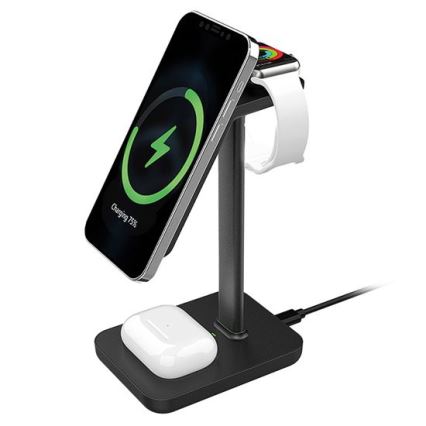 Încărcător wireless 3-în-1 pentru birou, 23 W