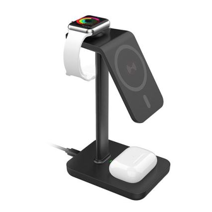 Încărcător wireless 3-în-1 pentru birou, 23 W