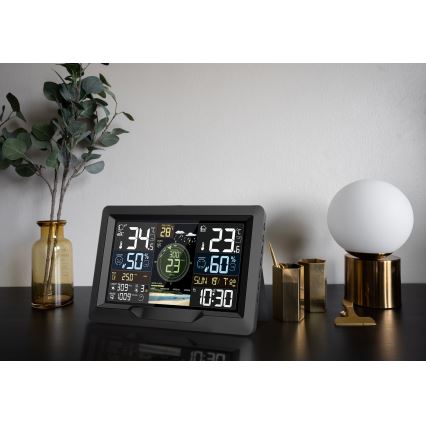 Stații meteo profesionale cu ecran LCD color 5V/2xAA + 3xAA + 2xAA Wi-Fi Tuya