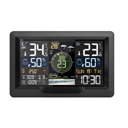 Stații meteo profesionale cu ecran LCD color 5V/2xAA + 3xAA + 2xAA Wi-Fi Tuya