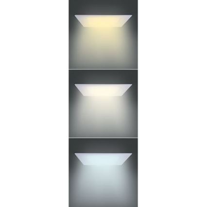 Panou LED încastrat 30x30 cm, 24W, 230V, 3000/4000/6000K, alb