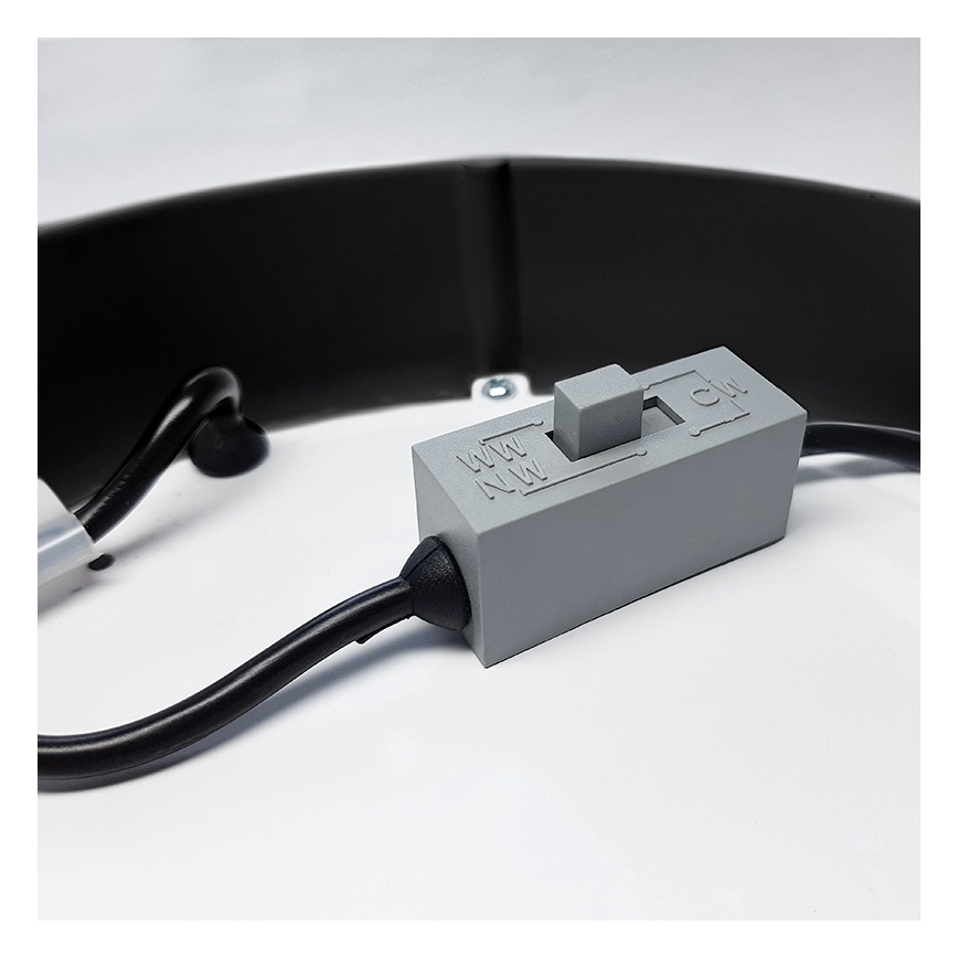 Plafonieră LED 12W, 230V, 3000/4000/6000K, diam. 17 cm, albă