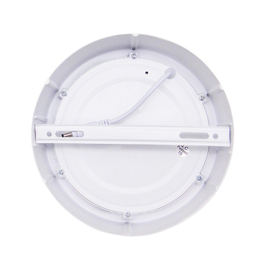 Plafonieră LED 12W, 230V, 3000/4000/6000K, diam. 17 cm, albă