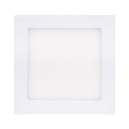 Plafonieră LED 12W/230V, 3000/4000/6000K, 17x17 cm, alb