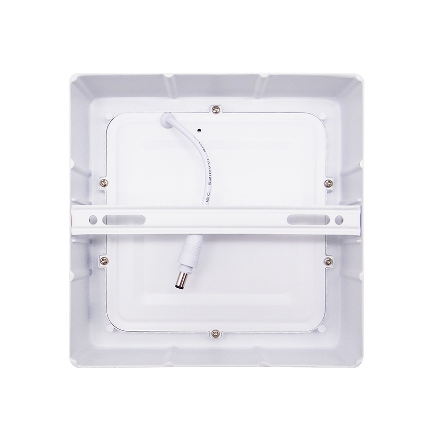 Plafonieră LED 12W/230V, 3000/4000/6000K, 17x17 cm, alb