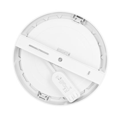Panou LED aplicat/încastrat 2-în-1, 18 W, 230 V, 3000/4000/6000 K, Ø 22,5 cm, IP54, alb