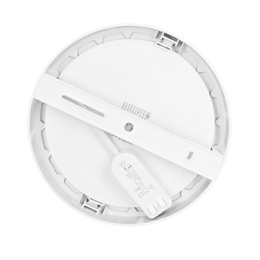 Panou LED aplicat/încastrat 2-în-1, 18 W, 230 V, 3000/4000/6000 K, Ø 22,5 cm, IP54, alb