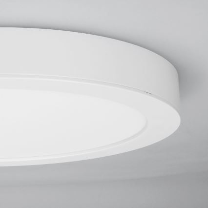Panou LED aplicat/încastrat 2-în-1, 18 W, 230 V, 3000/4000/6000 K, Ø 22,5 cm, IP54, alb