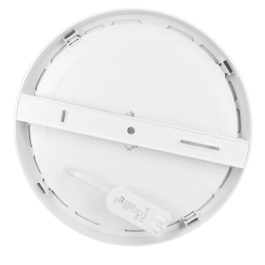 Panou LED 2-în-1 pentru montare aplicată/încastrată 24W/230V 3000/4000/6000K Ø 30 cm IP54 alb