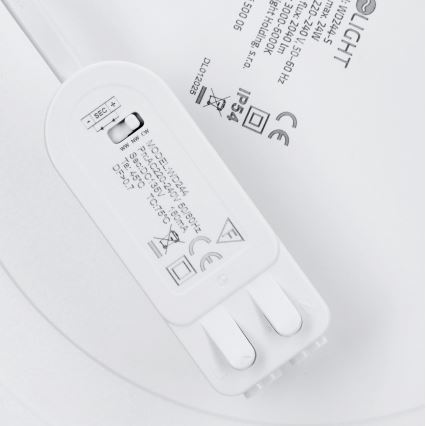 Panou LED 2-în-1 pentru montare aplicată/încastrată 24W/230V 3000/4000/6000K Ø 30 cm IP54 alb