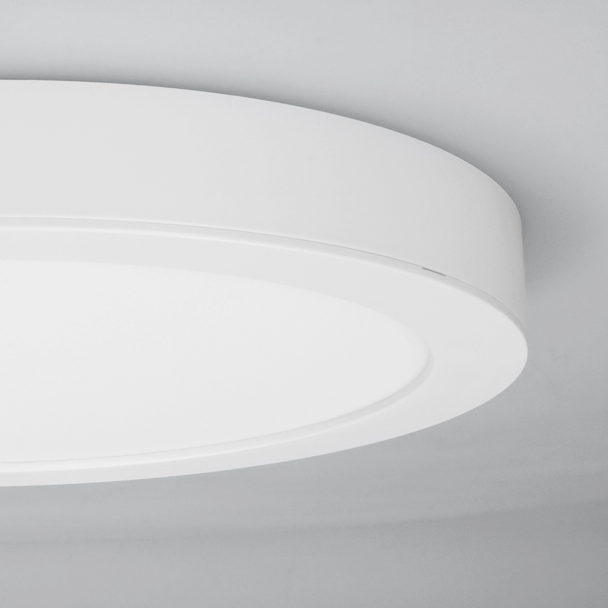 Panou LED 2-în-1 pentru montare aplicată/încastrată 24W/230V 3000/4000/6000K Ø 30 cm IP54 alb