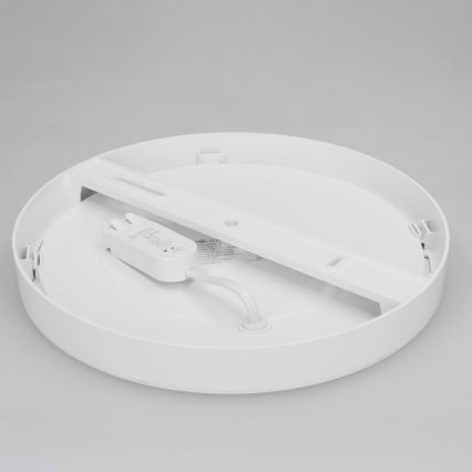 Panou LED 2-în-1 pentru montare aplicată/încastrată 24W/230V 3000/4000/6000K Ø 30 cm IP54 alb