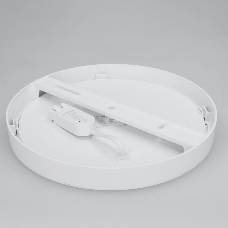 Panou LED 2-în-1 pentru montare aplicată/încastrată 24W/230V 3000/4000/6000K Ø 30 cm IP54 alb