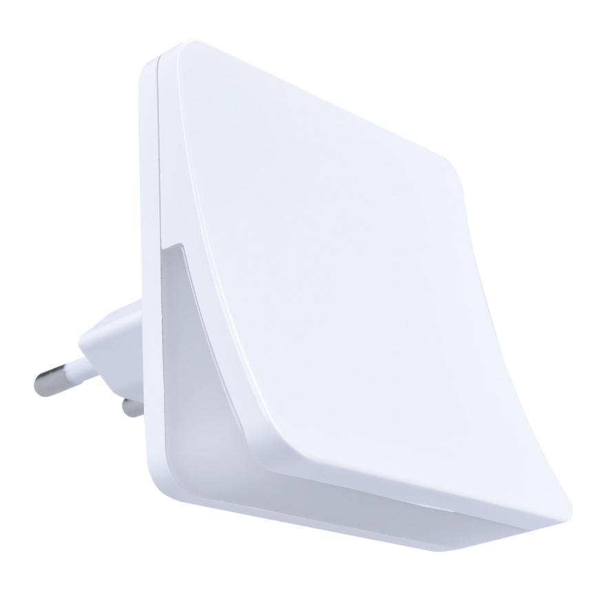 Lumină de orientare LED cu senzor de amurg pentru priză LED/0,5W/230V 3000K