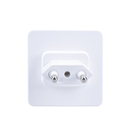 Lumină de orientare LED cu senzor de amurg pentru priză LED/0,5W/230V 3000K