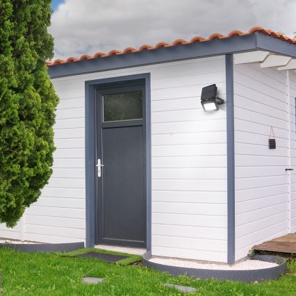 Proiector solar LED reglabil cu senzor de mișcare și crepuscul LED/6W/3,7V 2200 mAh 3000/4000/6500K IP65