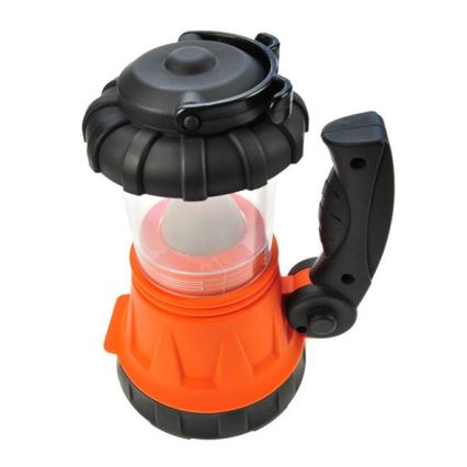 LED lanterna reincarcabila cu felinar 15xLED/3W/230V/12V/6V