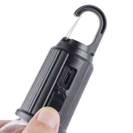 Lanternă LED de camping, 3,7 V, 400 mAh, IP44