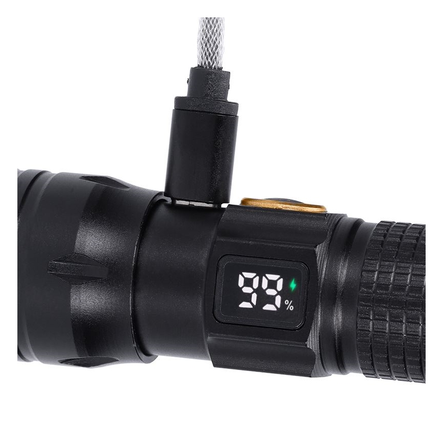 Lanternă LED reîncărcabilă, 3,7 V, 1200 mAh