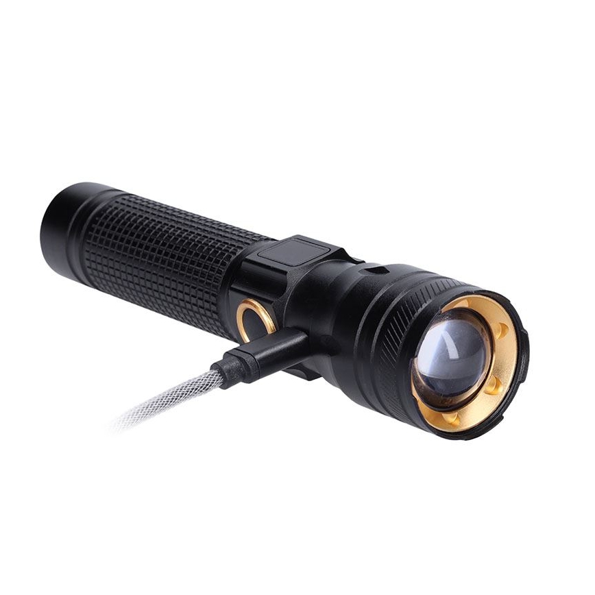 Lanternă LED reîncărcabilă, 3,7 V, 1200 mAh