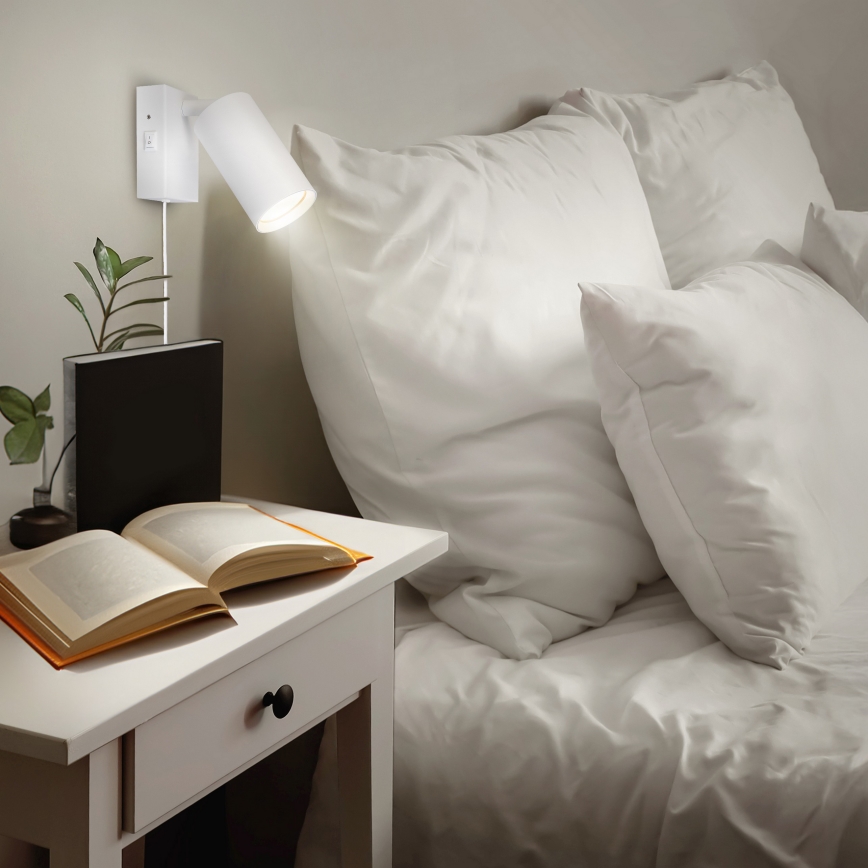 Aplică de perete CELE 1xGU10/30W/230V albă