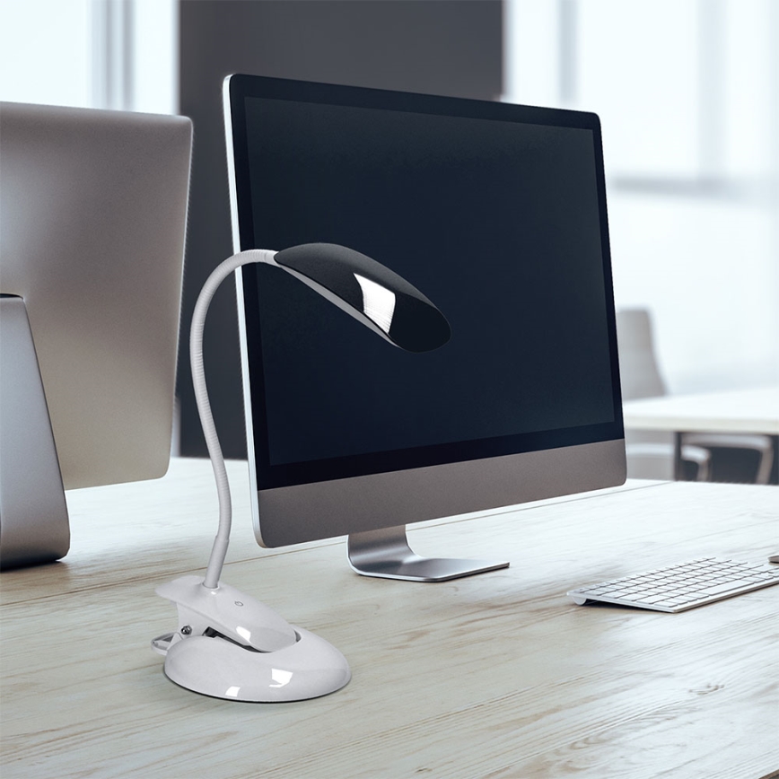 SL0033	LED lampa de masa dimmabila cu suport si clips LED/5W/230V