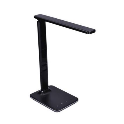 LED lampa de masa cu display LED/9W/230V negru