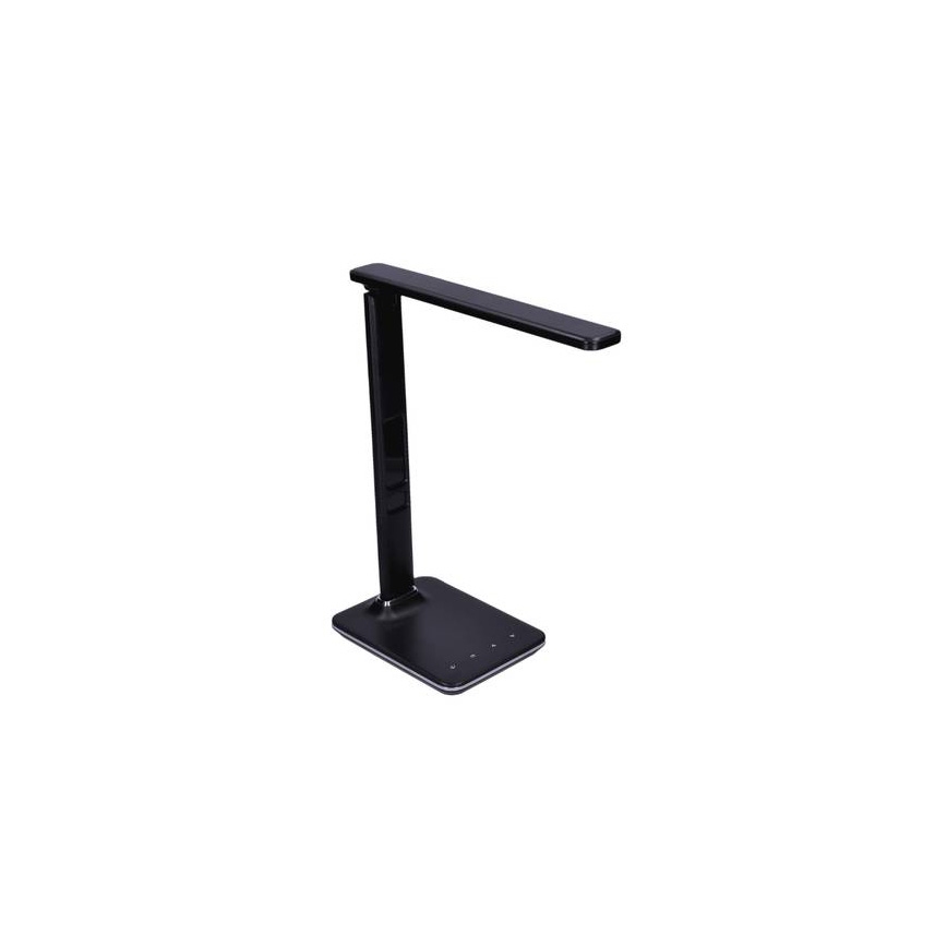 LED lampa de masa cu display LED/9W/230V negru