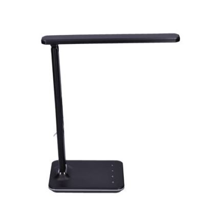 LED lampa de masa cu display LED/9W/230V negru