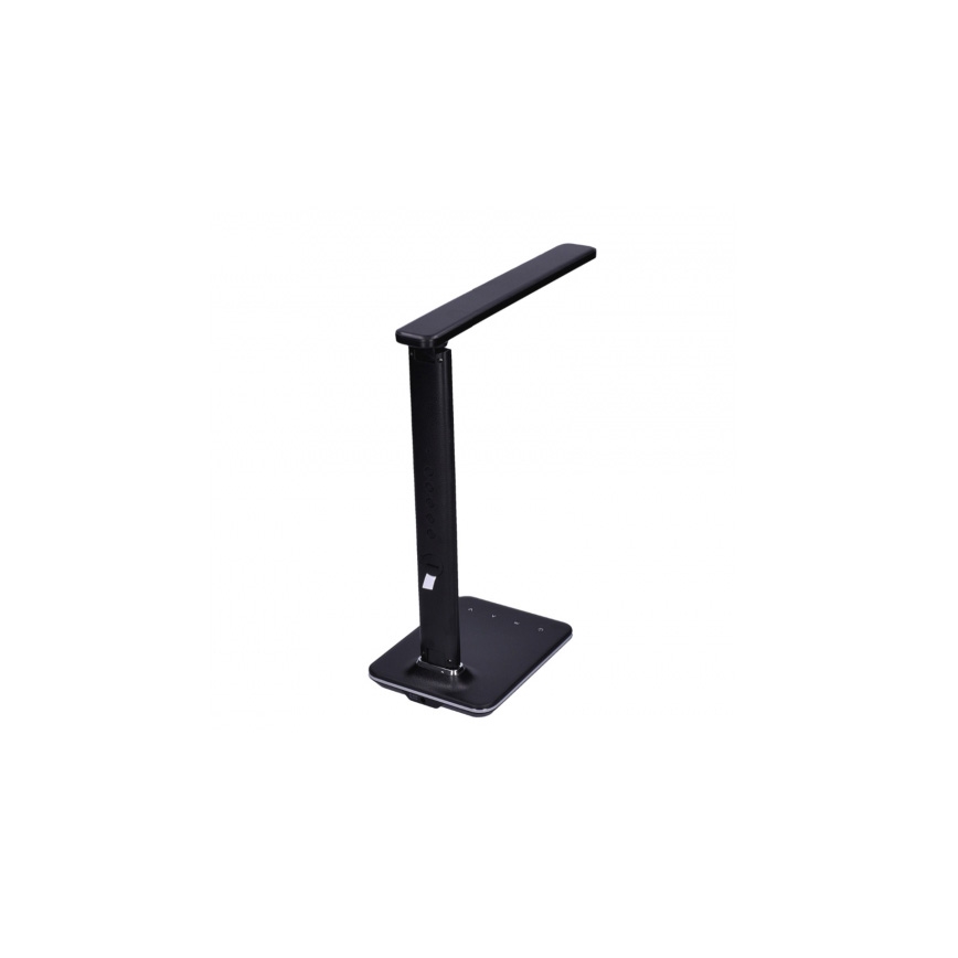 LED lampa de masa cu display LED/9W/230V negru