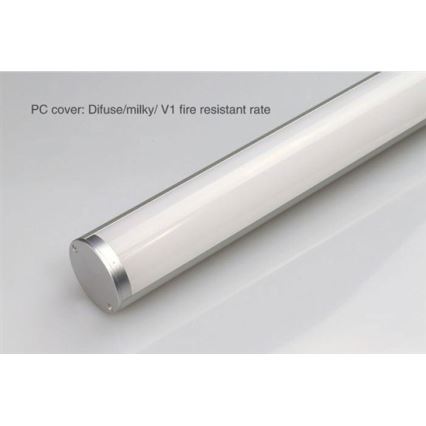 LED Lampa suspendata LED/24W/230V cilindru