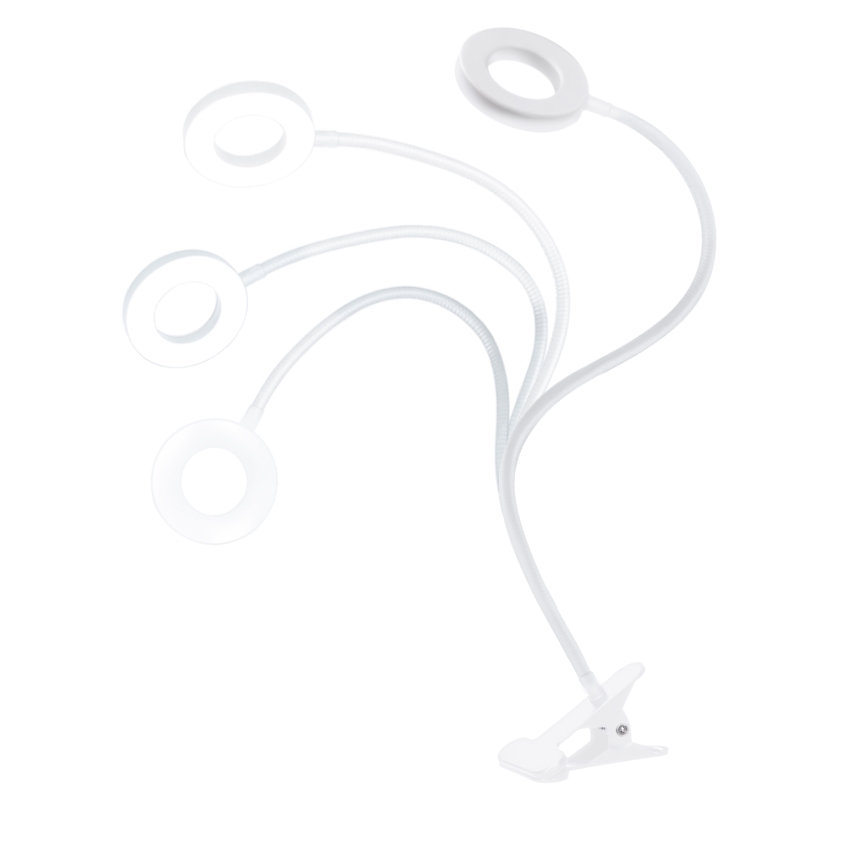 Lampă de birou LED cu clemă și reglaj de intensitate, LED/8W/230V 3000/4000/5000K albă