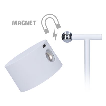 Lampă LED încărcabilă 3 în 1 cu touch și funcție de reglare a intensității luminoase LED/4W/2000 mAh 3000/4000/6500K albă