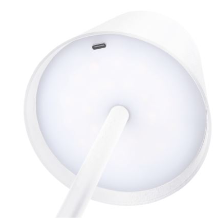 Lampă de birou LED tactilă, reîncărcabilă și reglabilă LUCCA, LED/3,7V 3000/4000/6500K 2000 mAh albă